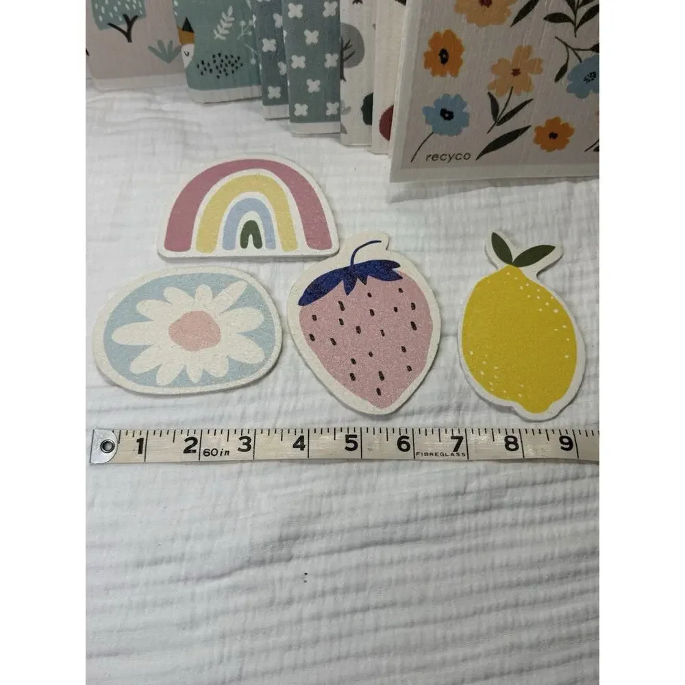 New Swedish Dish Cloths By Recyco 8 Pack Dish Towels 4 Wash Cloths Or Rags